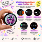 Funciones prácticas: calculadora, mensajes, volumen, contactos y temporizador